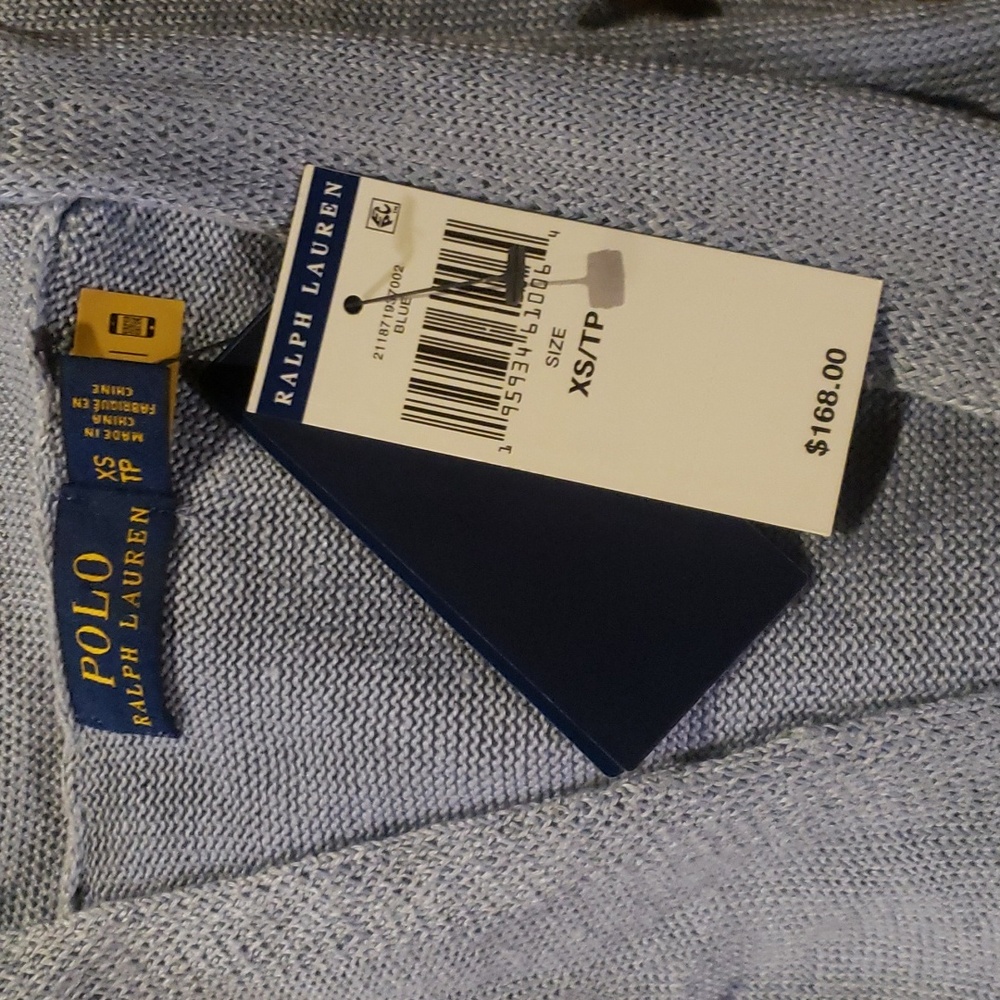 NWT Polo Ralph Lauren Women's Long Open Linen Cardigan XS - Picture 7 of 7